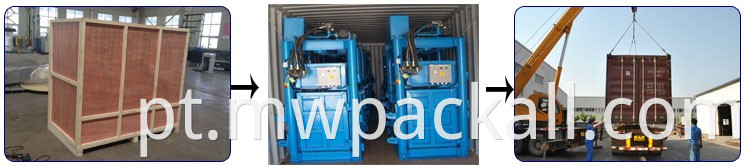 Hot Sale Plastics Baler / Pet Bottle Hidráulico Máquina de enfardamento / resíduos de papel usada Máquina de enfardamento de roupas usadas